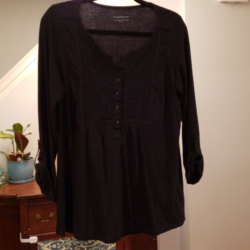 Charter Club Top - Black